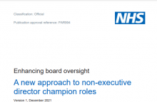 A new approach to non-executive director champion roles: Enhancing board oversight